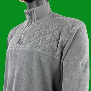 VTG Timberland Men’s Fort River Quarter Zip Pullover – Tornado Grey